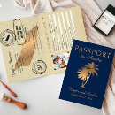 Search for passport wedding invitations Navy blue