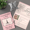 Search for paris passport invitations Eiffel tower