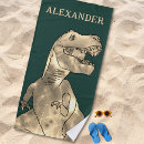 Search for dinosaur beach towels Jurassic