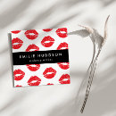 Search for lipstick business cards Beauty salon