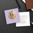 Search for lilac business cards Social media