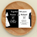 Search for 100 year celebration invitations Elegant
