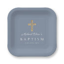 Search for baptism plates Dusty blue
