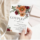 Search for fall couples bridal shower invitations Greenery
