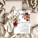 Search for fall couples bridal shower invitations Greenery