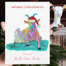 Search for funny goat christmas cards Farm animal