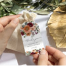 Search for burgundy favor tags Greenery