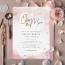 Search for gold foil baby shower invitations Over the moon
