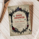 Search for gothic black rose invitations Spooky
