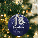Search for 18th birthday ornaments For her