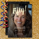 Search for 50th birthday invitations Minimalist