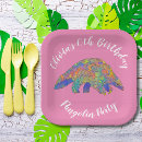 Search for rainbow animal print plates Girl