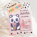 Search for panda birthday invitations Kawaii