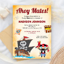 Search for pirate baby shower invitations Skull
