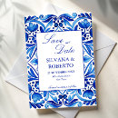 Search for greek wedding save the dates Blue
