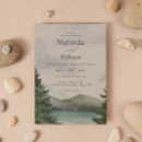 Search for lake wedding invitations Rustic