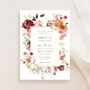 Search for pumpkin bridal shower invitations Burgundy