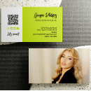Search for lime green business cards Modern