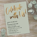 Search for green and gold invitations Typography