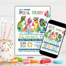 Search for dinosaur pool party invitations Kids