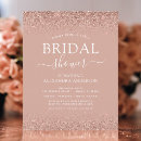 Search for glitter bridal shower invitations Girly