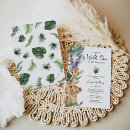Search for wild animal baby shower invitations Giraffe