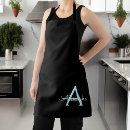 Search for teal aprons Script