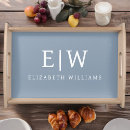 Search for initial serving trays For her