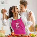 Search for unique aprons Script typography