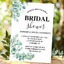 Search for emerald green bridal shower invitations Green eucalyptus foliage