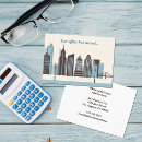 Search for city skyline business cards Professional