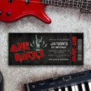 Search for one rocks 1st birthday invitations Rocked one year