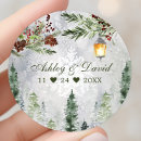 Search for winter wedding stickers Rustic