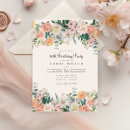 Search for elegant 90th birthday invitations Floral