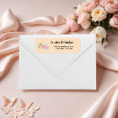 Search for angel return address labels Black and white