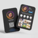Search for instagram photo business cards Simple