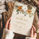 Search for autumn wedding save the dates Bohemian