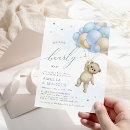 Search for baby boy shower invitations Bear