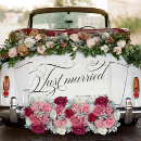Search for just married car decor Newly weds