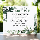 Search for small moving announcement cards Eucalyptus