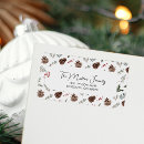 Search for christmas return address labels Holly berry