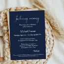 Search for remembrance invitations Minimalist