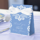 Search for dusty blue favor boxes Baby boy