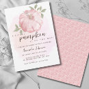 Search for a little pumpkin baby girl shower invitations Fall in love