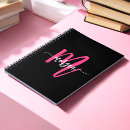 Search for back to school notebooks Hot pink