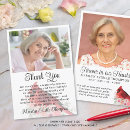 Search for funeral poem thank you cards Forever in our hearts