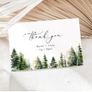 Search for pine tree thank you cards Woodland
