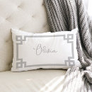 Search for college pillows Greek key border