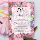 Search for 70th anniversary invitations Flowers
