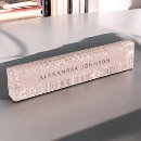 Search for rose gold name plates Blush pink
